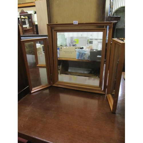 625 - Pine Framed Triple Dressing Table Mirror.