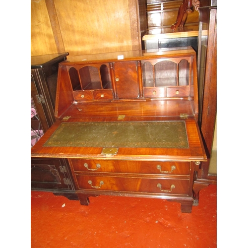 631 - Mahogany Writing Bureau over 4 Drawers.