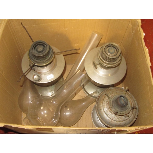 68 - Three Vintage Oil Lamps.