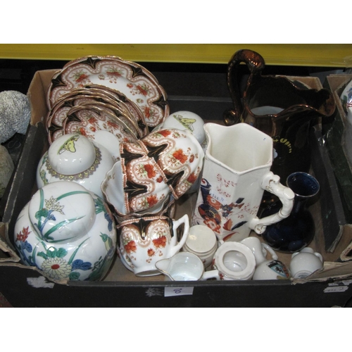 8 - Box to Include Plates, Ginger Jars & Other China etc.