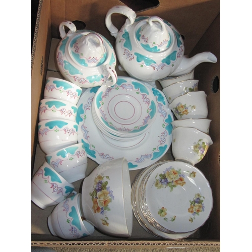 95 - Box of Various Part Tea Sets.