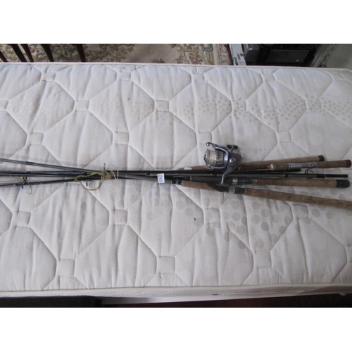 Selection of Fishing Rods Including Abu Garcia Conolon Classic