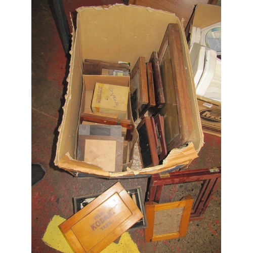 104 - Box of Vintage Camera Plates & Cases, Kodak Film Tank & Corfield Luminator in Box etc.