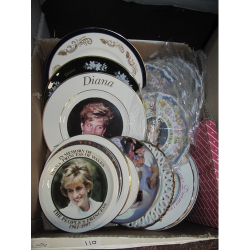 110 - Five Limited Edition Peter Jones China of Wakefield Diana Princess of Wales Tribute Plates & Fourtee... 