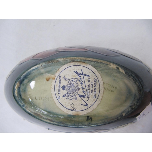 438 - Oval Shape Moorcroft Vase.