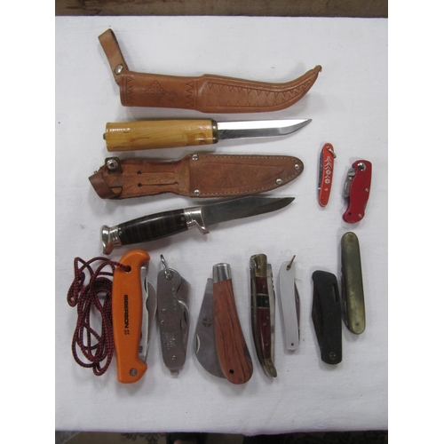 460 - Tray of Collectable Pen Knives & Pocket Knives.