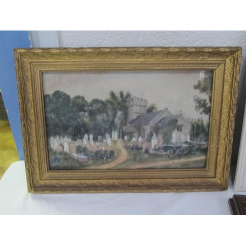 465 - Four Framed Pictures - Includes Two Watercolours.