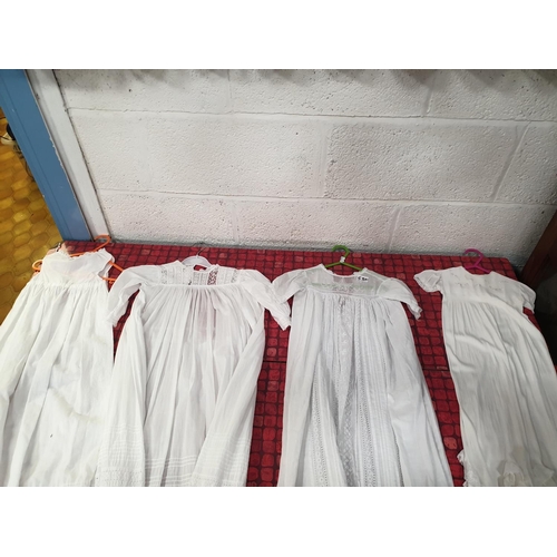 534 - Four Vintage Christening Gowns.