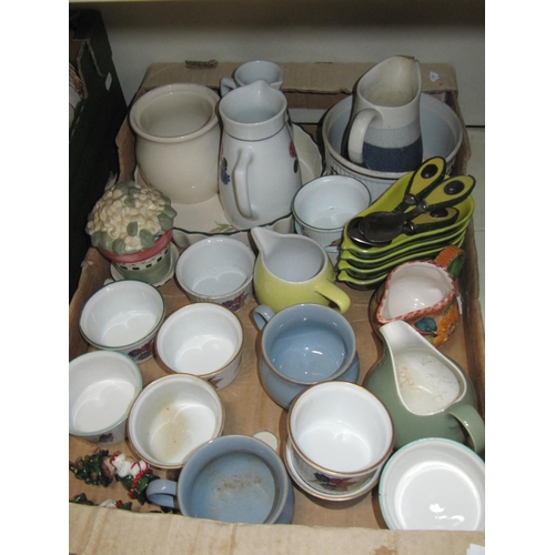 64 - Box of Royal Worcester, Denby China, Ramekin Dishes, Avocado Dishes etc.
