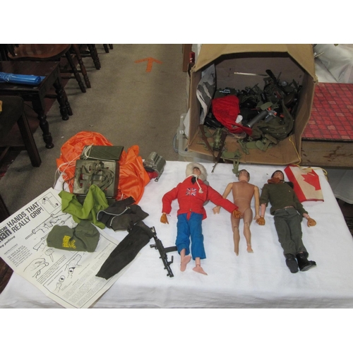 66 - Box of Action Men Figures & Accessories.