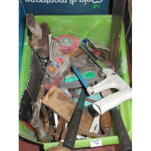 72 - Box of Tools & Hardware.