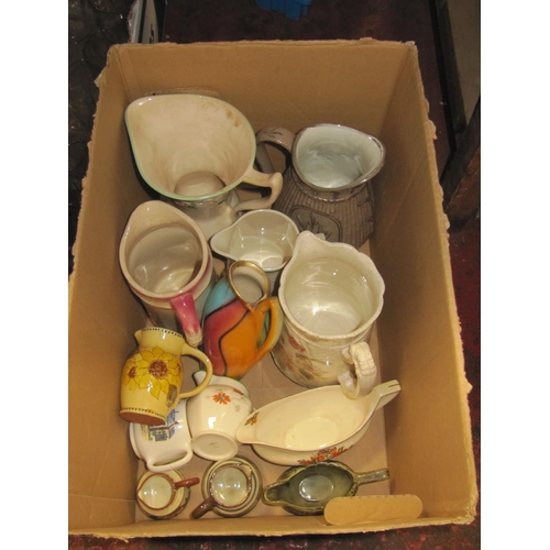 83 - Box of Various Vintage Jugs.