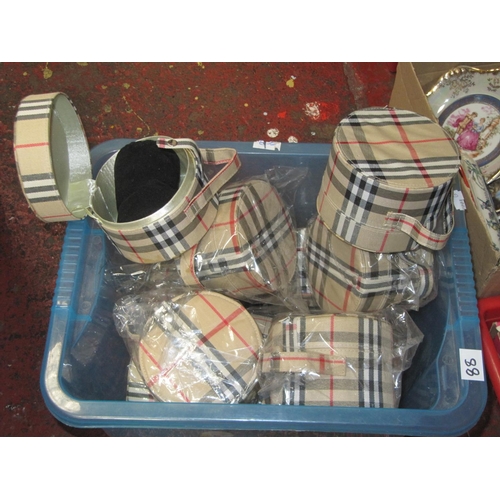 88 - Quantity of New 'Burberry' Style Cases.