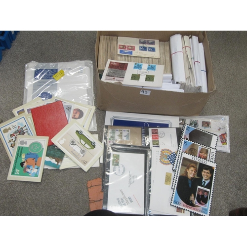 93 - Quantity of 1st Day Covers, Postcards etc.