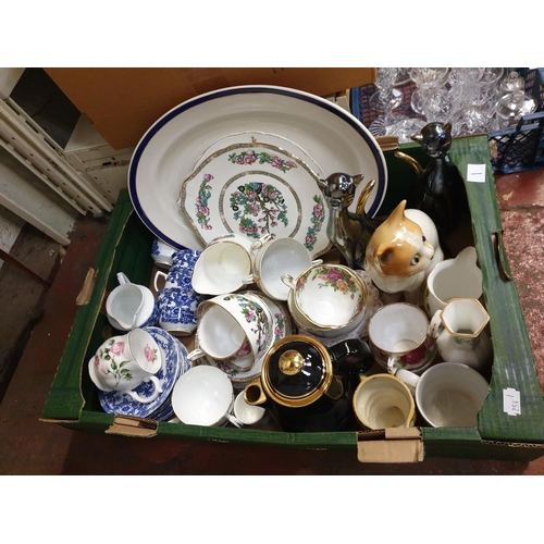 1 - Box of Assorted China to Include Royal Albert, Duchess etc.