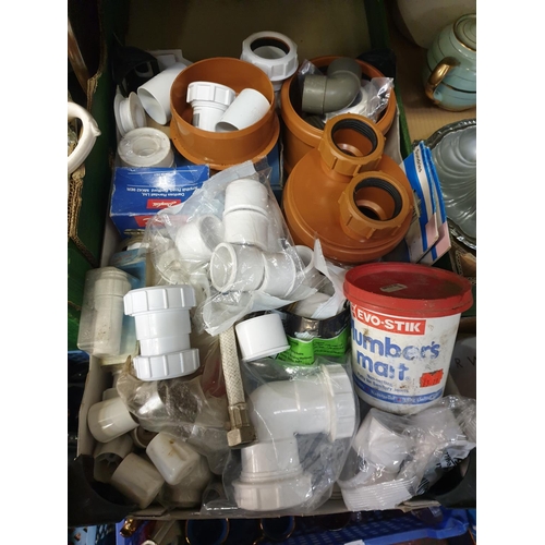 30 - Box of Various Plumbing Accessories.