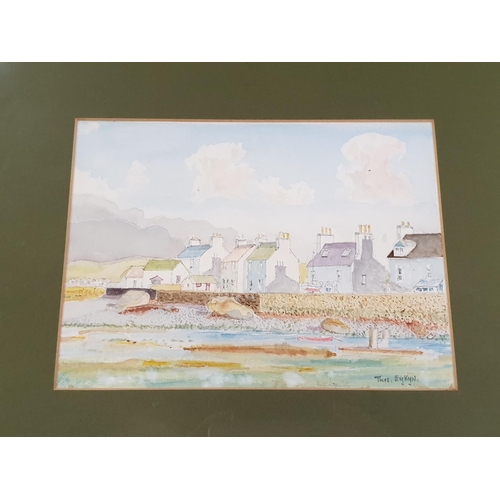 450 - Framed Signed Watercolour of Port William by 