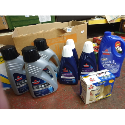 48 - Box of Bissell Cleaning Products - Most NEW etc.