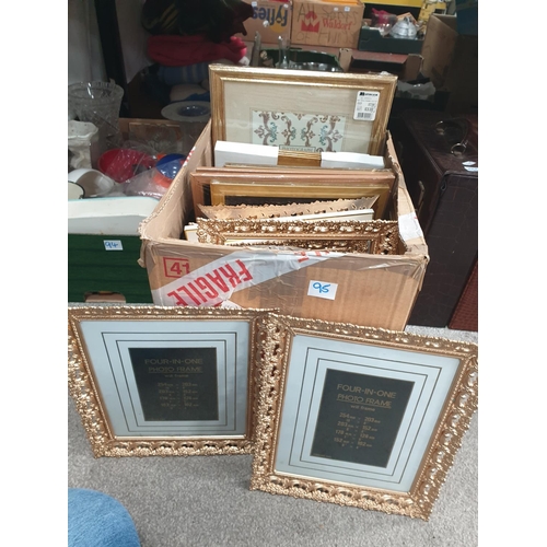 95 - Box of Photograph Frames.