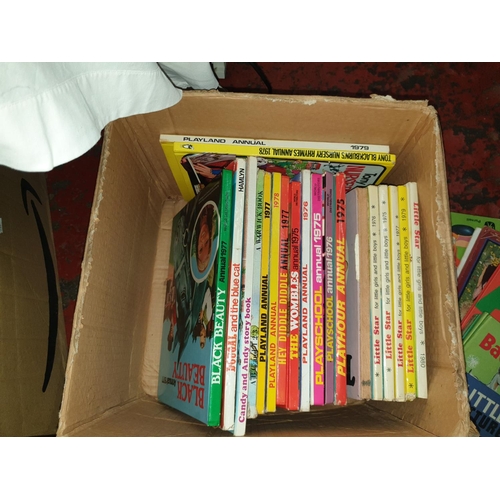 143 - Box of Children's 1970's Annuals - 