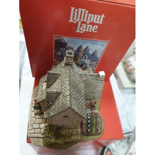 386 - Three Boxed Lilliput Lane Cottages - 