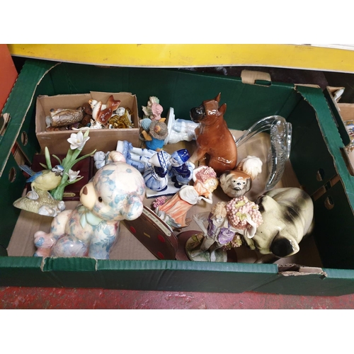 48 - Box of Figures, Teddy Bears etc.