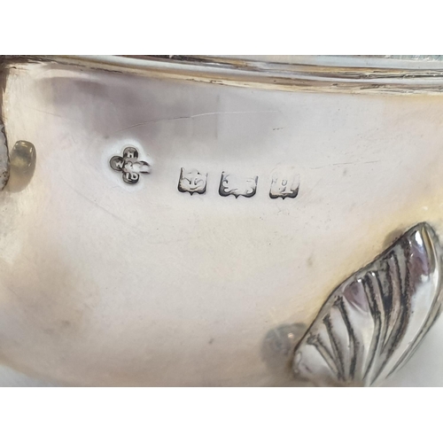 480 - Hallmarked Silver Sauce Boat - approx 137g.