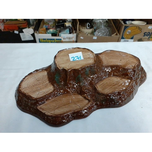 271 - Beswick Tree Stump Display Stand.