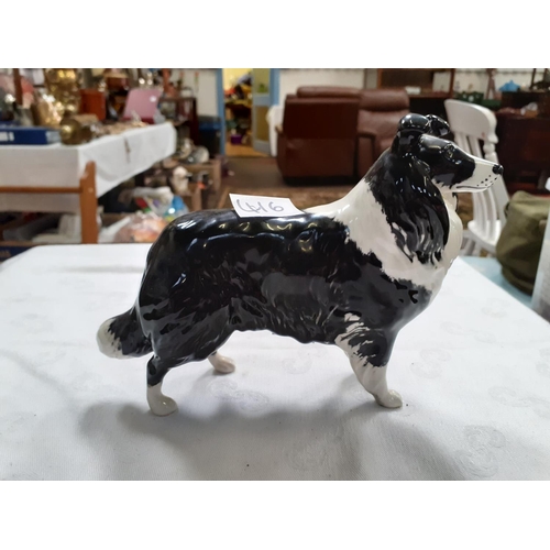 416 - Beswick Black and White Sheepdog.