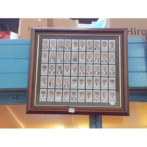 464 - Framed and Glazed Full Set of Players 