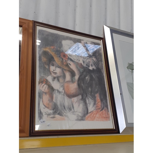 480 - Large Framed & Glazed Print of 