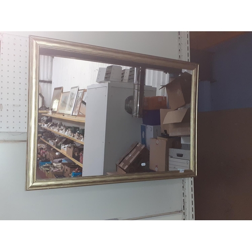 484 - Gilt Framed Rectangular Wall Mirror.