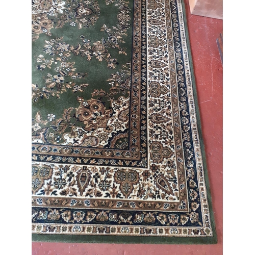 518 - Large Green 'Wilton' Floral Rug - 3.2m x 2.94m approx.