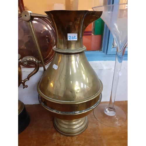 242 - Large Brass Jug.