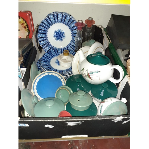 63 - Box of China to Include Denby etc.