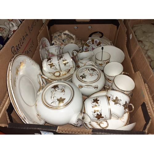 30 - Box of China, Cups, Saucers, Tea Set (At Fault) etc.