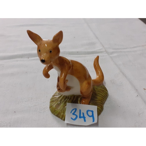 349 - Royal Doulton The Winnie The Pooh Collection Kanga and Roo Figure - WP 8.