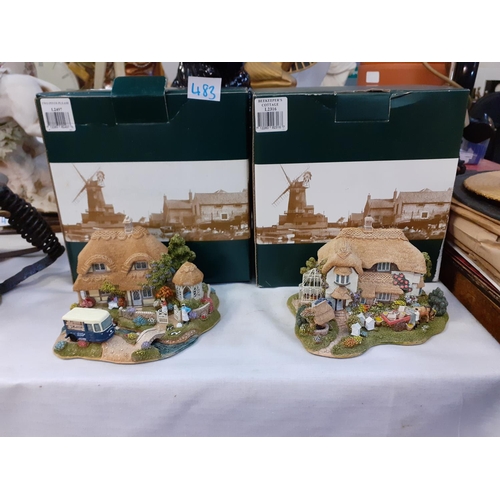 483 - Two Boxed Lilliput Lane Cottages - 