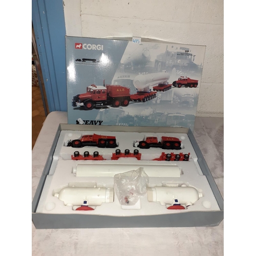 485 - Corgi Heavy Haulage Ltd Edition A.L.E. Scammell Contractor Set 31013 - NOT COMPLETE