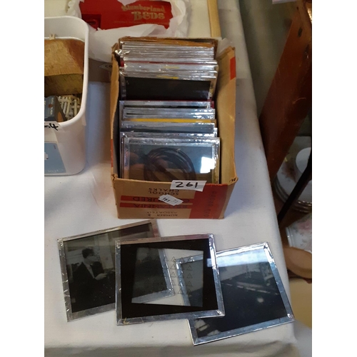 261 - Quantity of Vintage Glass Slides.