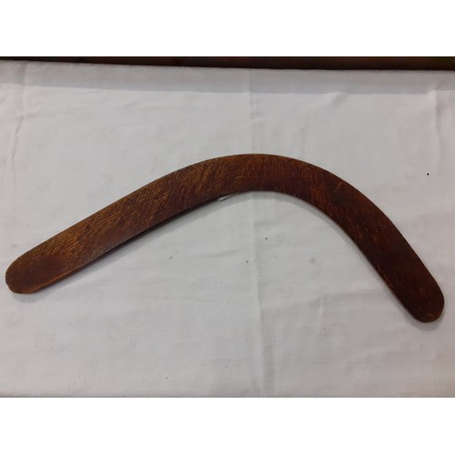 283 - Genuine Wooden Boomerang.