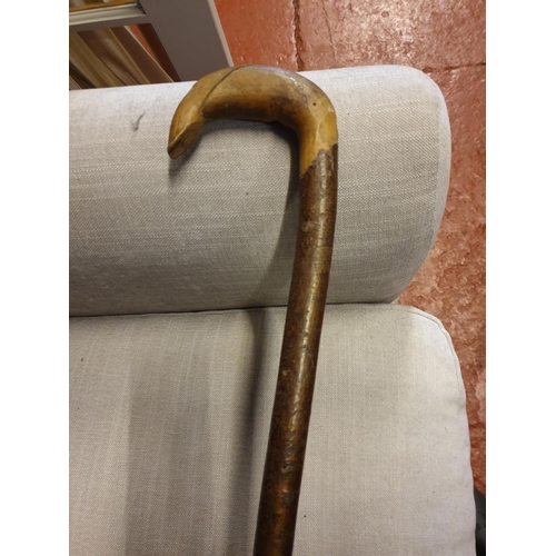 161 - Wooden Shepherds Crook/Staff.