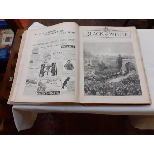 181 - Two Large Vintage Books -  'Black and White Vol III' & 'Chapelle Sixtine'.