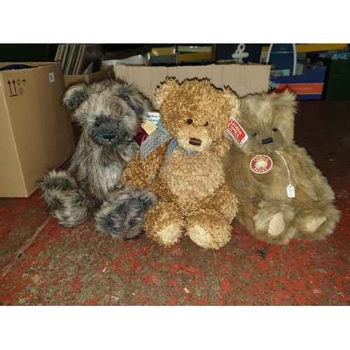 31 - Three Bears (possibly looking for Goldilocks) - Two Charlie Bears & One 'Gotta Getta Gund' Bear.