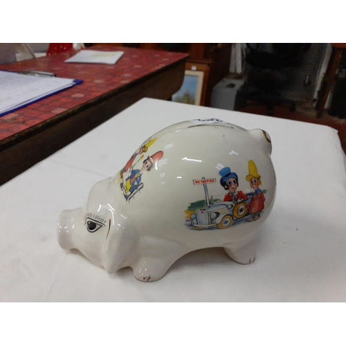 352 - Large Ken Dodd Diddymen Piggy Bank Moneybox with Stopper.