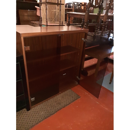 530 - Two Door Glazed Office Cabinet.