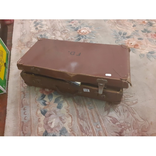 113 - Leather Suitcase and Contents of Chorister Books, Music etc.