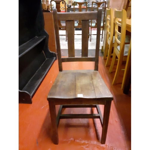 616 - Vintage Oak Country Chair.