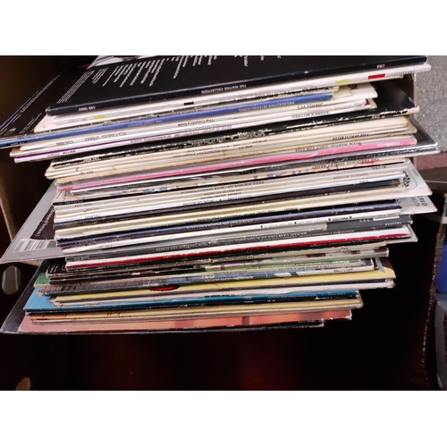 101 - Box of Vinyl LP Records.