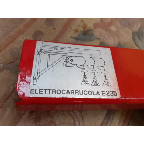 108 - Electro Carrucola E235 Scaffold Hoist - not checked.